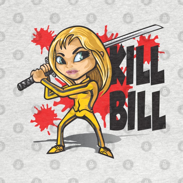 Kill bill cartoon style by Patrol